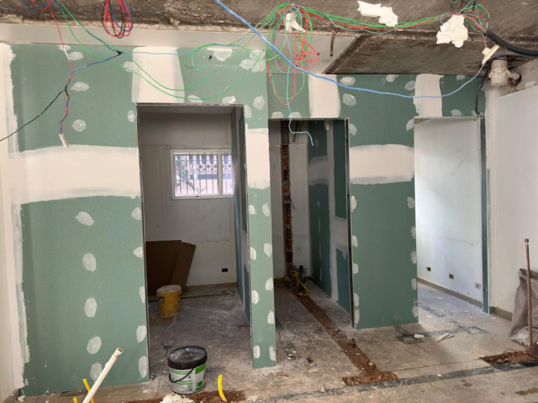 reforma de cozinha americana com gesso