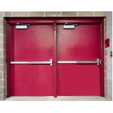 Porta corta fogo de correr no ABC