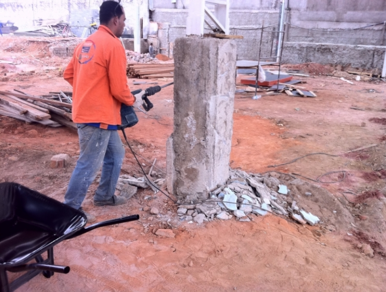 serviços de demolição para reformas e obras